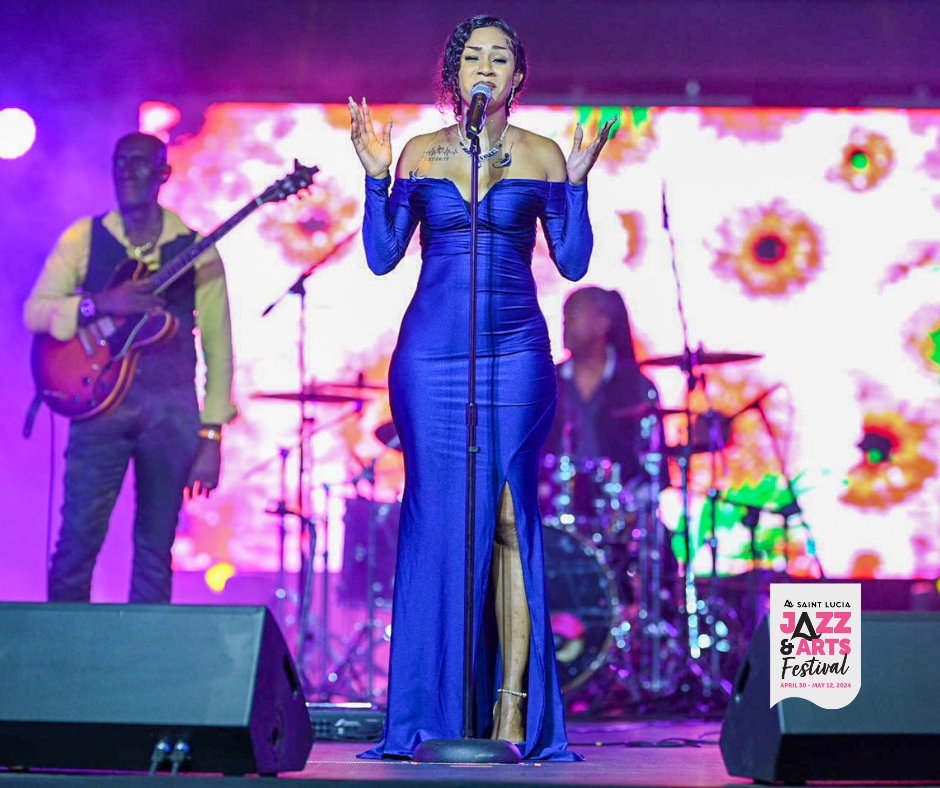 Shannon Pinel wove magic into Dark Love at Ladies in Concert. Her sensual performance was pure poetry, a powerful testament to the depths of passion and the elegance of emotion. #saintluciajazzandartsfestival