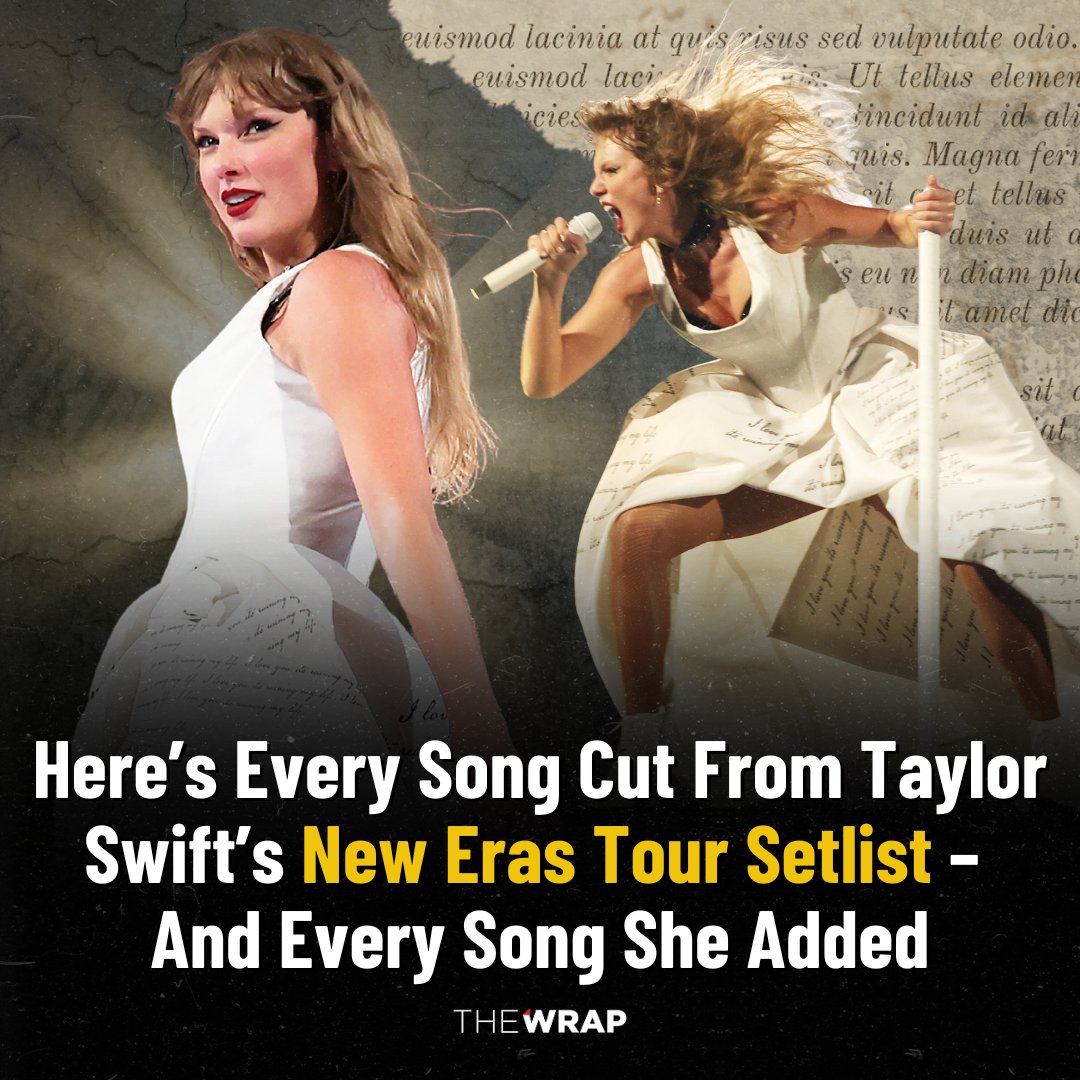 Taylor Swift kicked off the European leg of her tour with a revamped setlist to make room for #TTPD. 🎶 See what changed ⬇️ thewrap.com/taylor-swift-n…