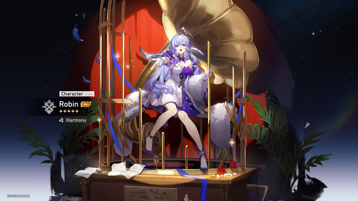 I was saving up for Boothill, but HOW CAN I FORGIVE MYSELF FOR NOT PULLING FOR ROBIN?????

ADORABLE SINGING LADY HELLO???