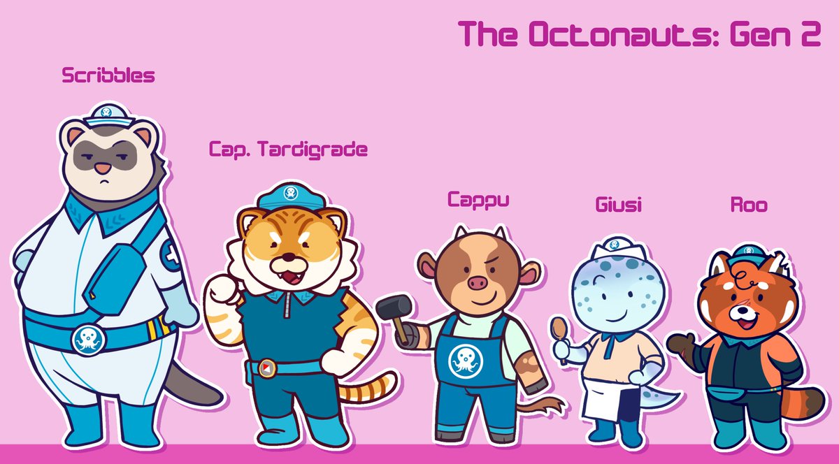 woffiecocoa's tweet image. Octonauts: Gen 2! #octonauts #octonautsoc #furryocs