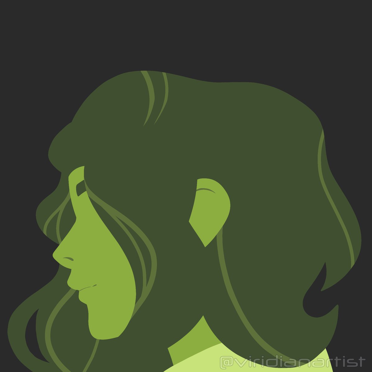 I joined an Overwatch OC Discord server and we all started drawing silhouette player icons for our OCs. My babygirl Caretaker is so pretty.