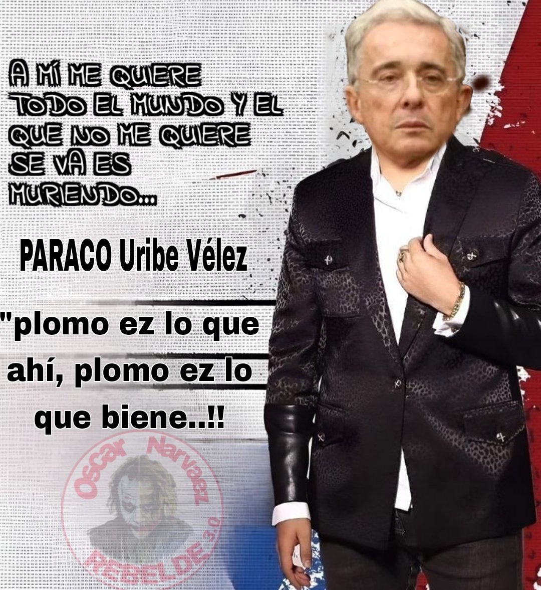 #YoSoyDefensaDePetro Alvaro Uribe #GobiernoConLosBarrios Salvatore Mancuso El Jeison Jiménez de la política..!!