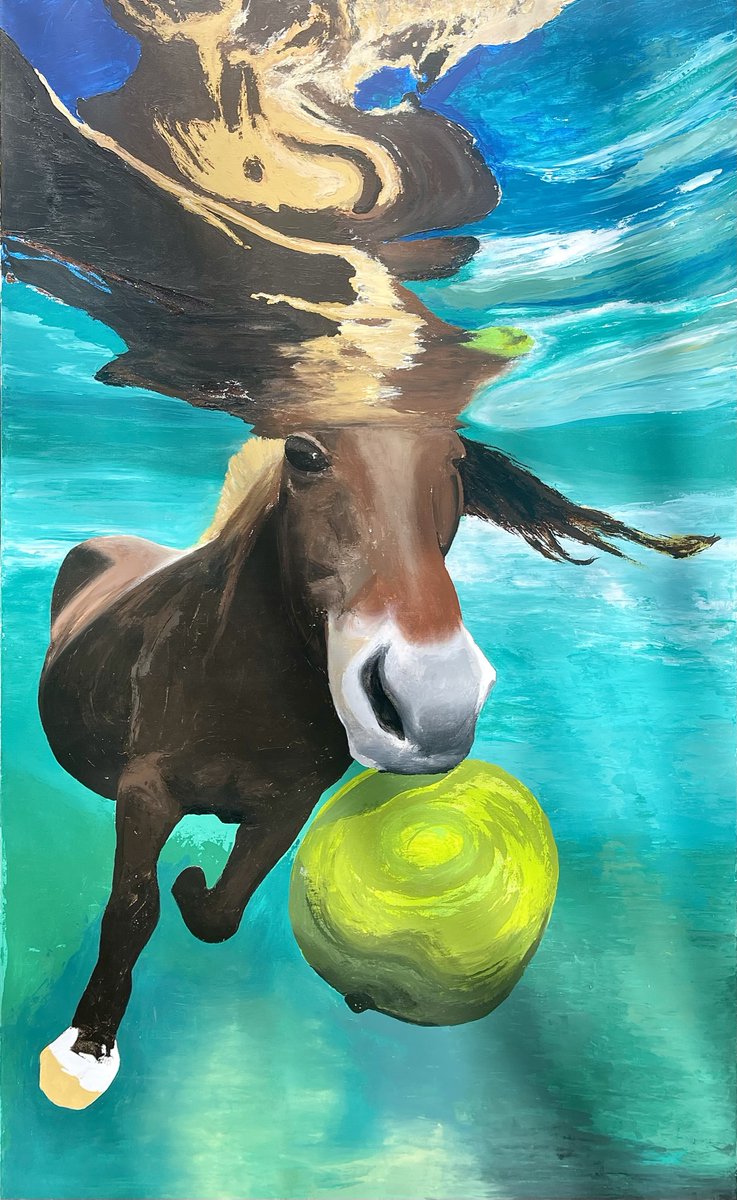 mileyb's tweet image. New painting.

'The Orchard's Creek'
2024
Acrylic on Canvas
118" x 72"

ben.artspan.com/artwork/297428…