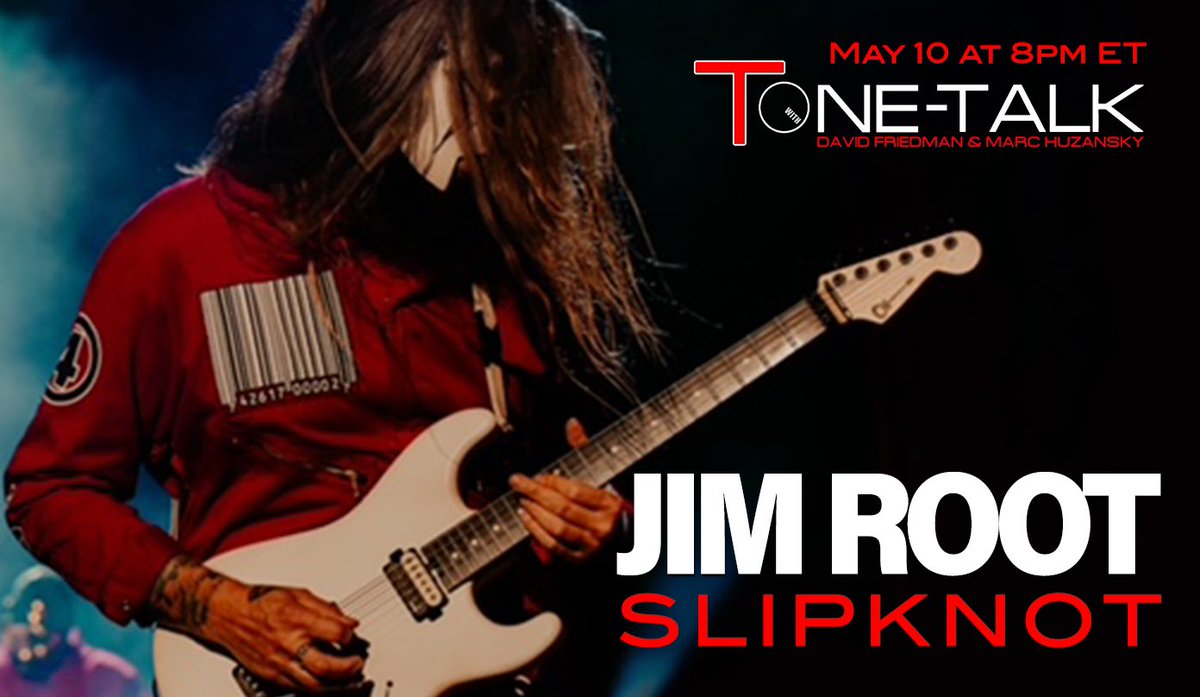 Tune-in to Tone-Talk LIVE with #JimRoot tomorrow, May 10 at 8PM ET / 5PM PT. Watch here: youtube.com/live/wCthJk4IJ…