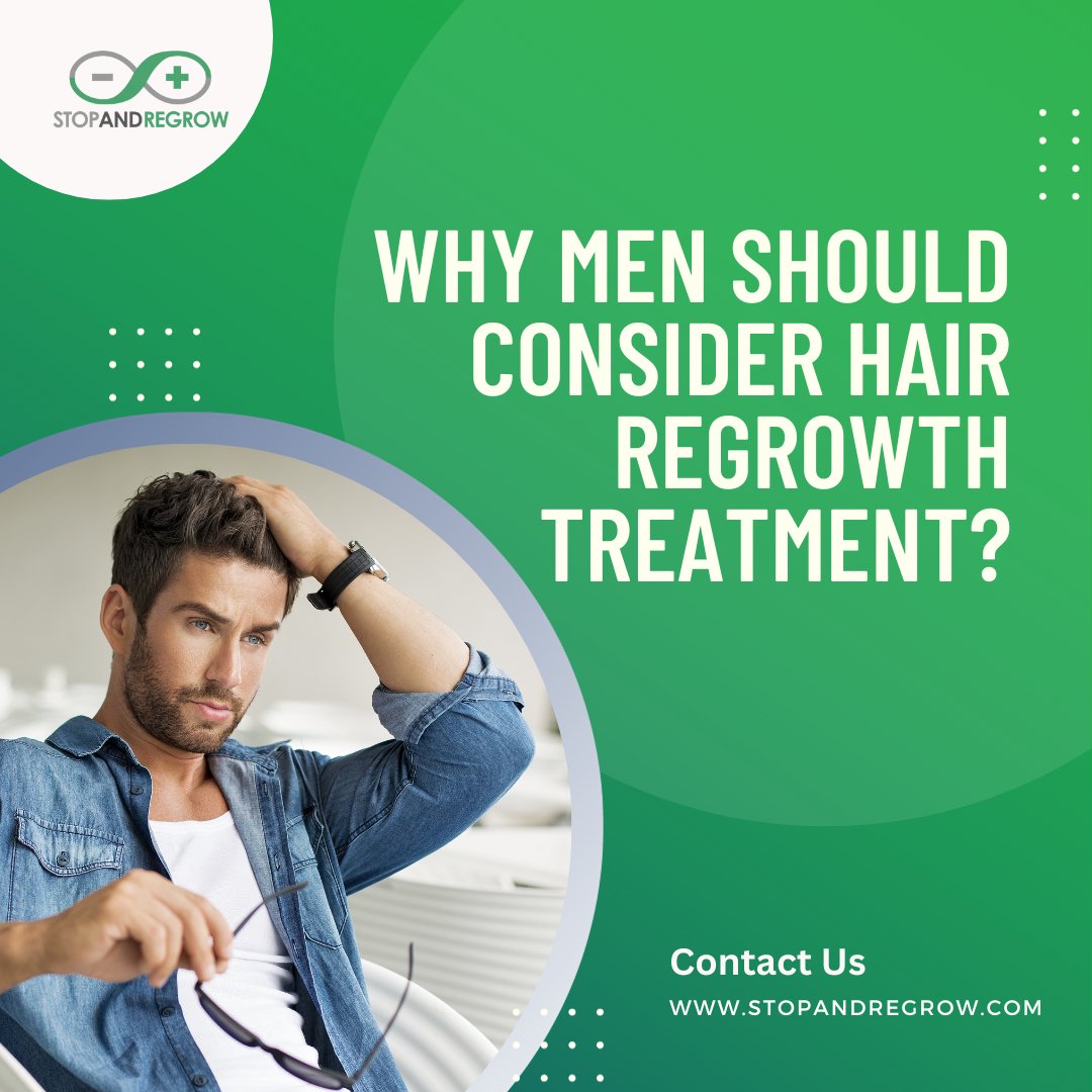 Hair loss is a common problem among men, and it can be a source of embarrassment and low self-esteem.

See More: stopandregrow.com/why-men-should…

 #hairgrowth #hair #hairloss #hairstyle #haircut #haircolor #hairstylist