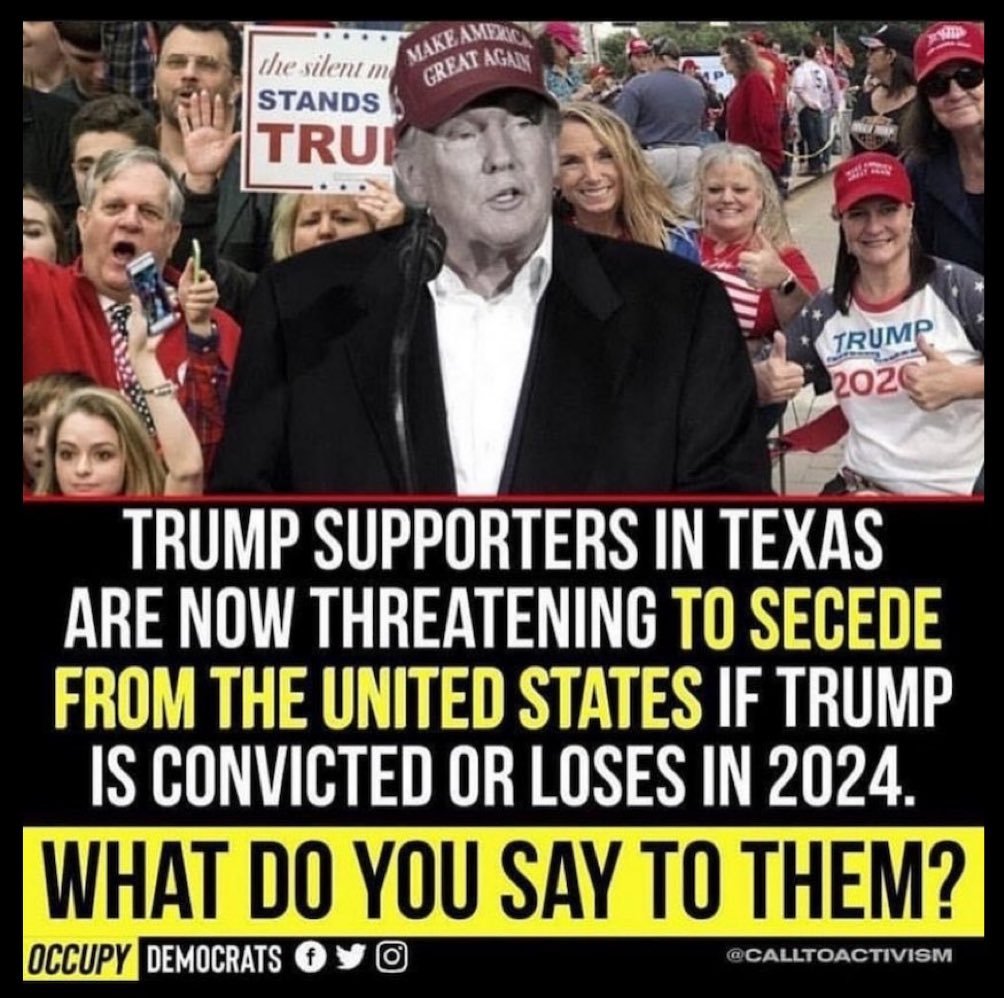 What would you tell Trump's supporters?