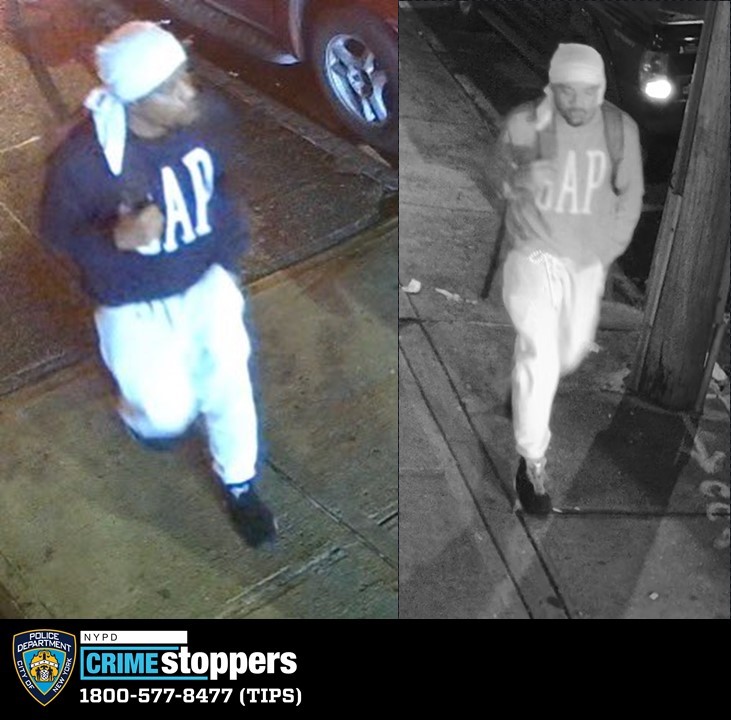 WANTED for RAPE: On 5/01 at 5 AM in the vicinity of East 152 Street and 3 Avenue in the Bronx, a 45-year-old female was walking when an unknown individual approached her from behind, wrapped an object around her neck, and pulled her to the ground causing her to lose…