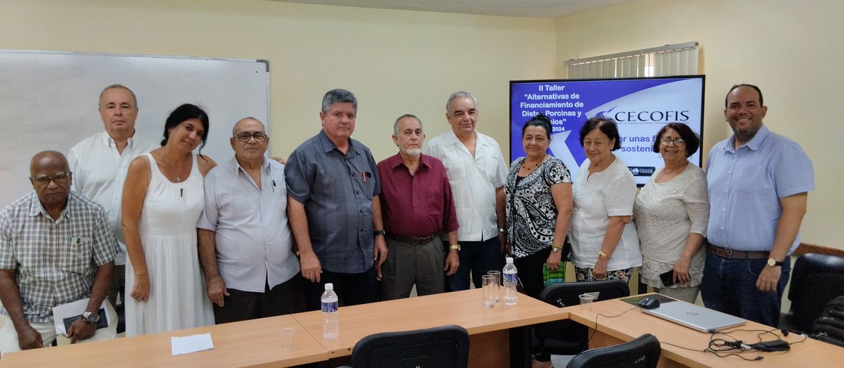 Finaliza el II Taller "Alternativas de Financiamiento de Dietas Porcinas y Precios" en el marco de la Jornada Científica del MFP y en saludo a sus 30 años. Éxito total.
"Por unas finanzas sostenibles"
<a href="/cecofismfp/">CECOFIS</a> 
#30AñosMFP
#29AniversarioCECOFIS 
#FinanzasyPrecios 
#Cuba 🇨🇺