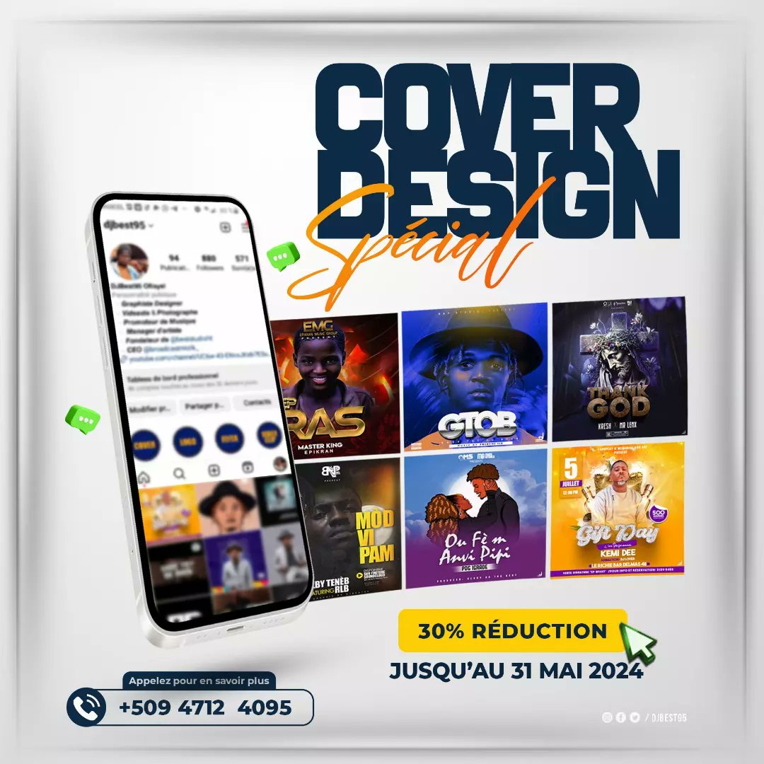 DJBest95's tweet photo. Spécial (Cover) musique jusqu'au 31 Mai 2024
Bénéficiez 30% de réduction immediate sur les Services.
.
.
appelez pour en savoir plus: +509 4712 4095 https://t.co/gBNxB1vfoO