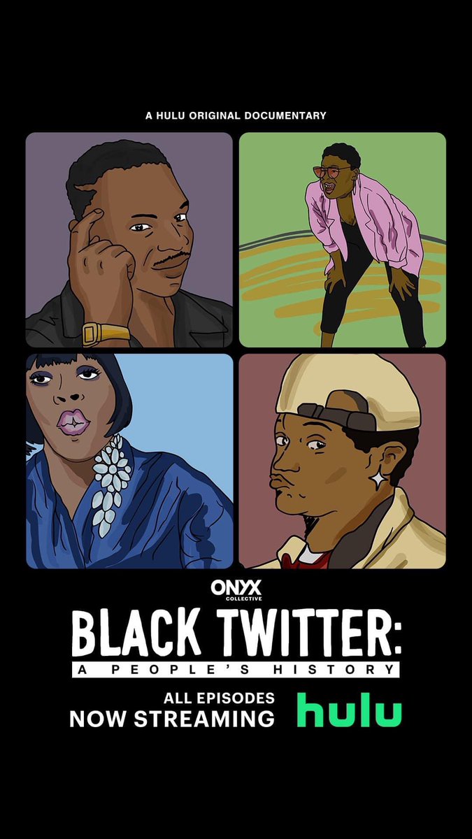 I’m here for #BlackTwitterHulu @OnyxCollective