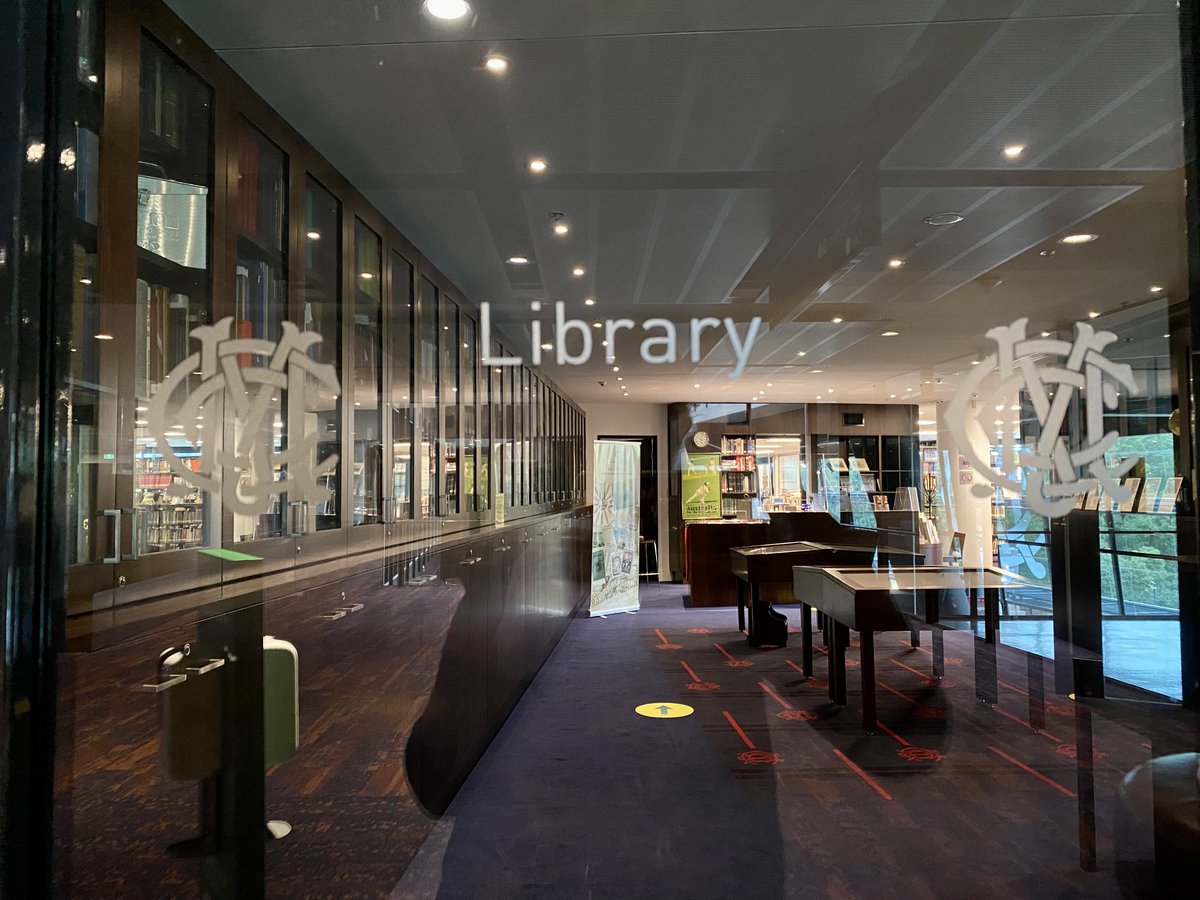 Greetings! Tonight we welcome @MCC_Members, media & guests into @MelbCCLibrary for @AFL Rd 9 #AFLTigersBulldogs match @MCG. We hope to see you today from 5pm - until start of third quarter.