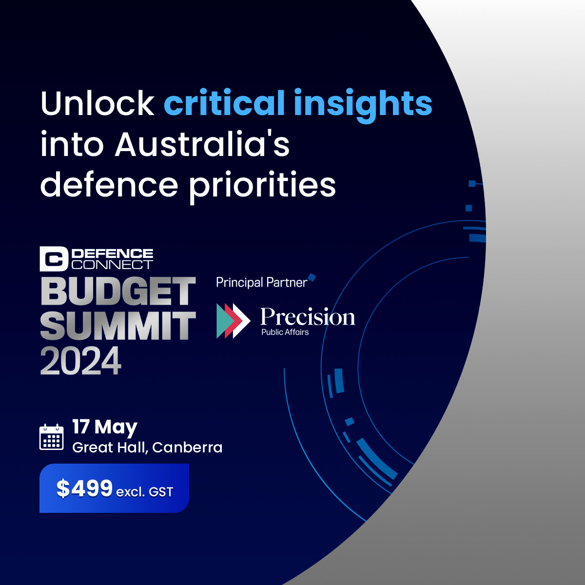 Hear directly from Defence Industry Minister Pat Conroy and Shadow Minister for Defence Andrew Hastie at the #DefenceConnectBudgetSummit 2024.

Limited seats left! bit.ly/3UlnNN8 

#defence #nationalsecurity #budget #governmentfunding #strategy #policy