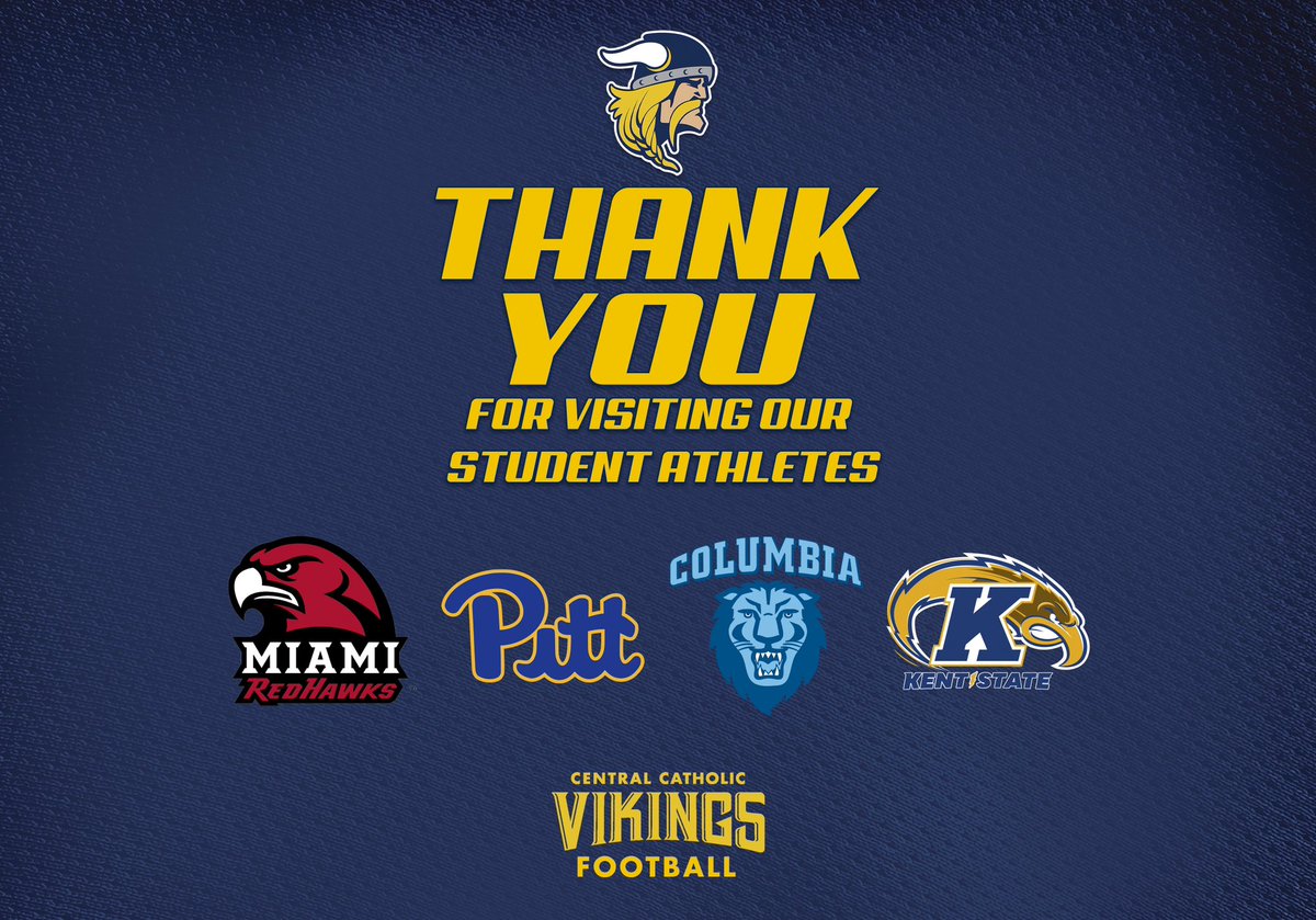 Thanks for stopping by @PCC_FOOTBALL and recruiting our Student Athletes today! #RollVikes #MenofCentral