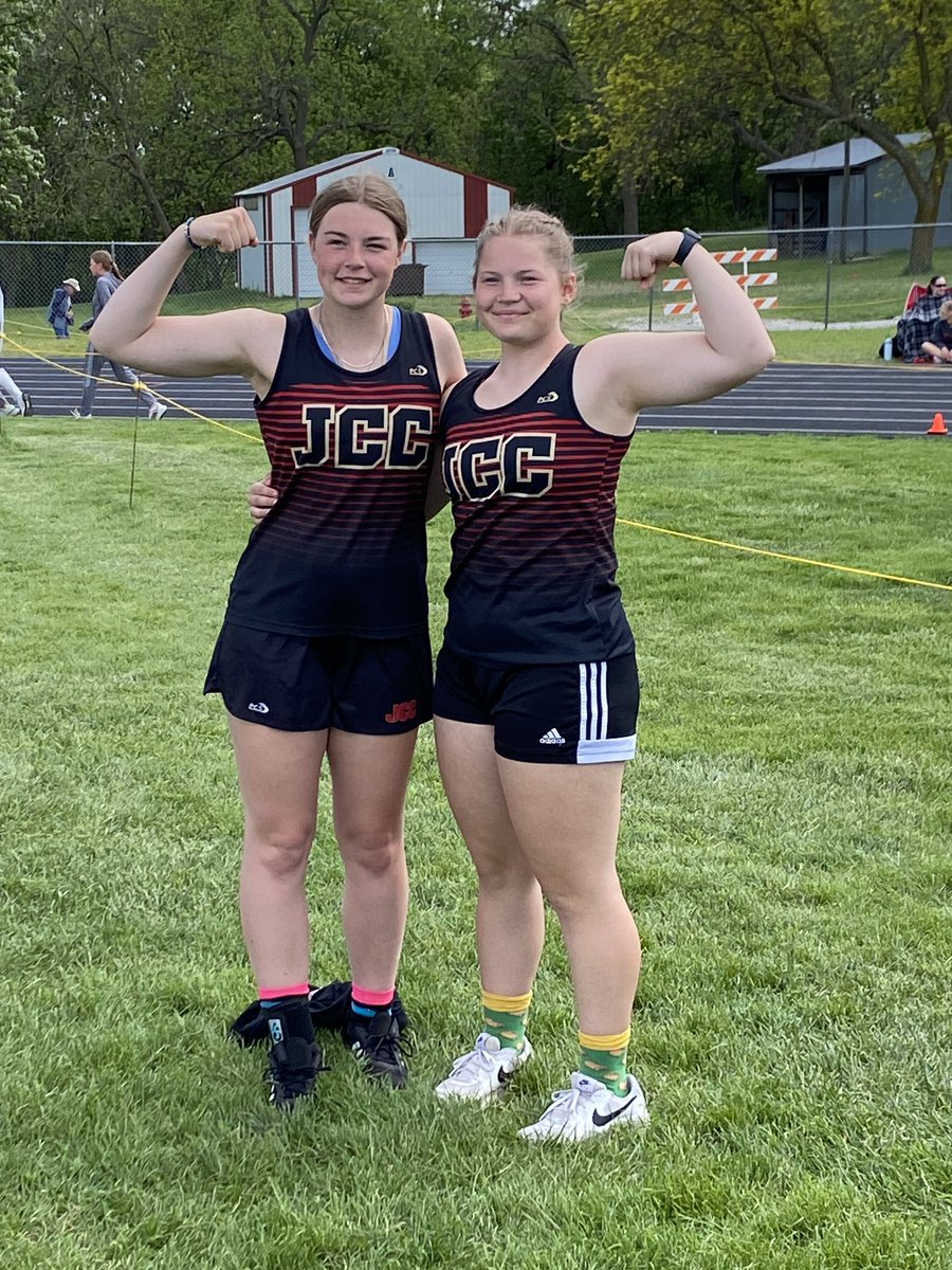 Congrats to our state qualifiers!  Molly Weber - 100 &amp; 200, Harley Lubben - Shot and Disc and Maya Straka - Shot.  #burkebound # gojcc
