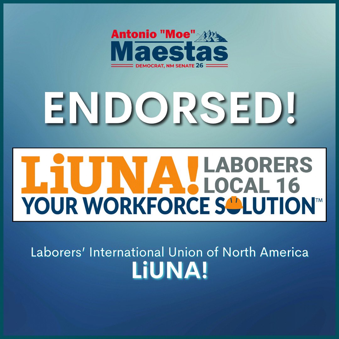Grateful to receive @LIUNA Local 16’s endorsement as we continue standing for workers' rights.