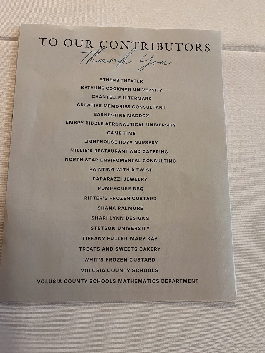 VCTM386's tweet image. Thank you to all our amazing donors for your support of math education and @volusiaschools teachers! #vctmtoty2324