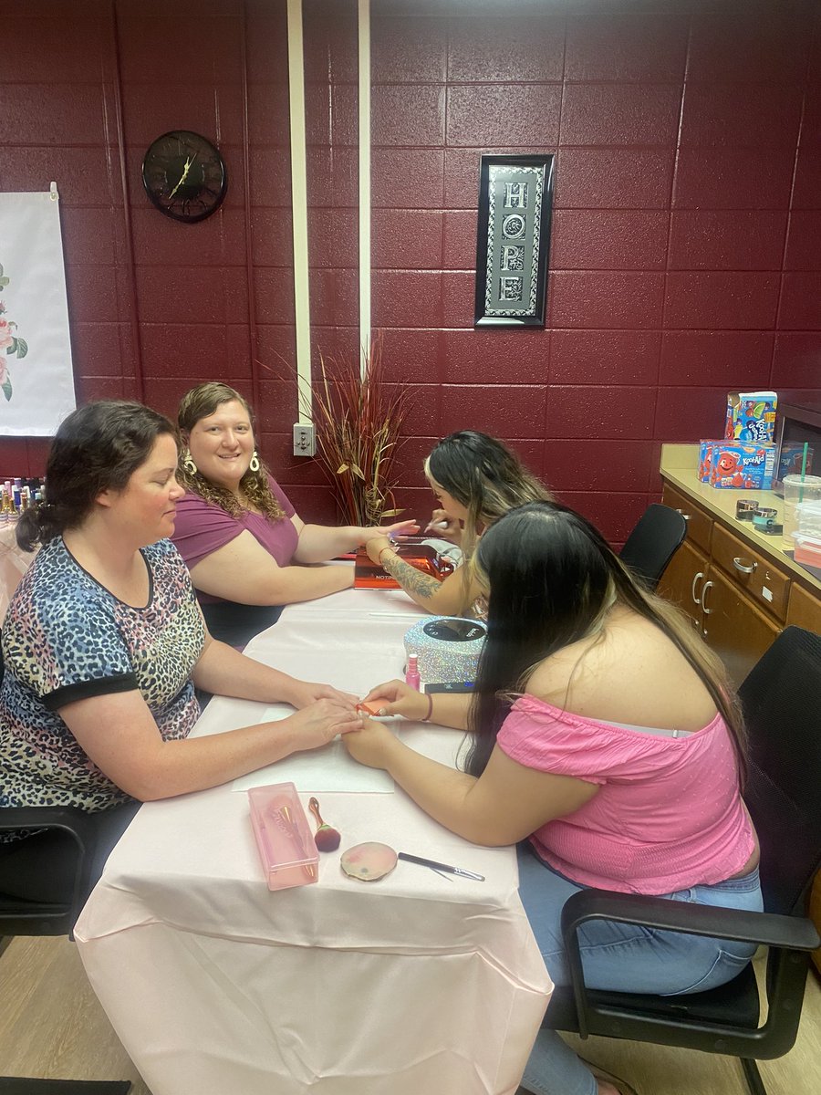 Provided manicures for #TeacherAppreciationWeek So thankful for the work by staff @eastfieldglobal