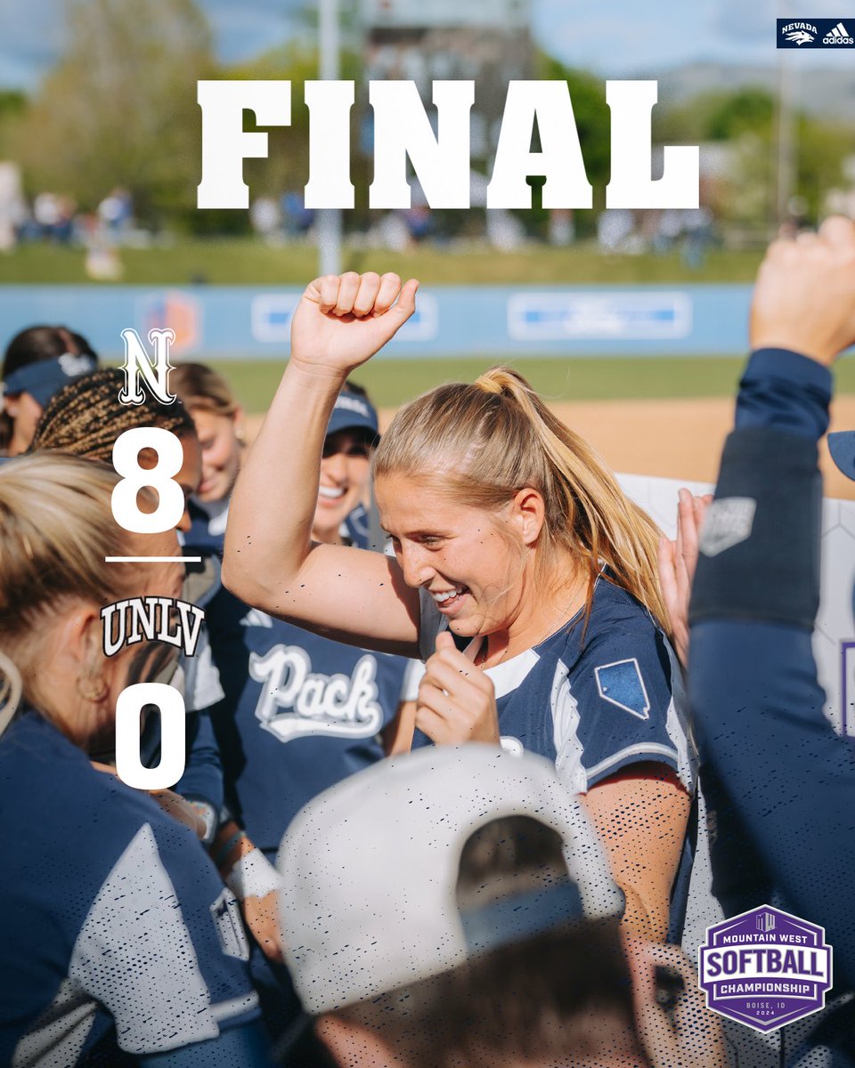 Nevada_Softball's tweet image. got it done in five 😏

Pack continues tournament play in the winners bracket tomorrow at 11 a.m. 

#BattleBorn | #MWSB