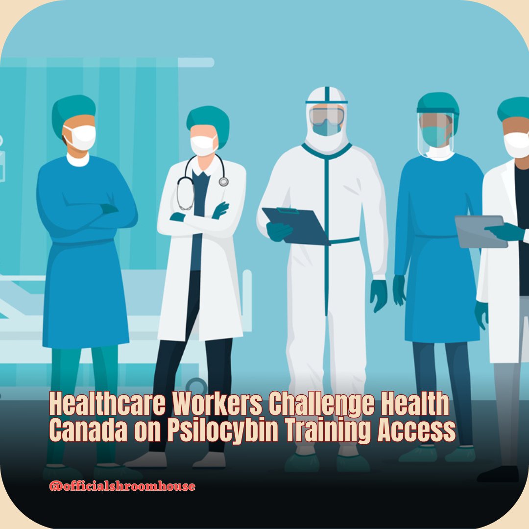 Healthcare workers challenge Health Canada's refusal to allow psilocybin for professional training in Federal Court. Lack of trained practitioners hampers patient access. #psilocybin #mentalhealth