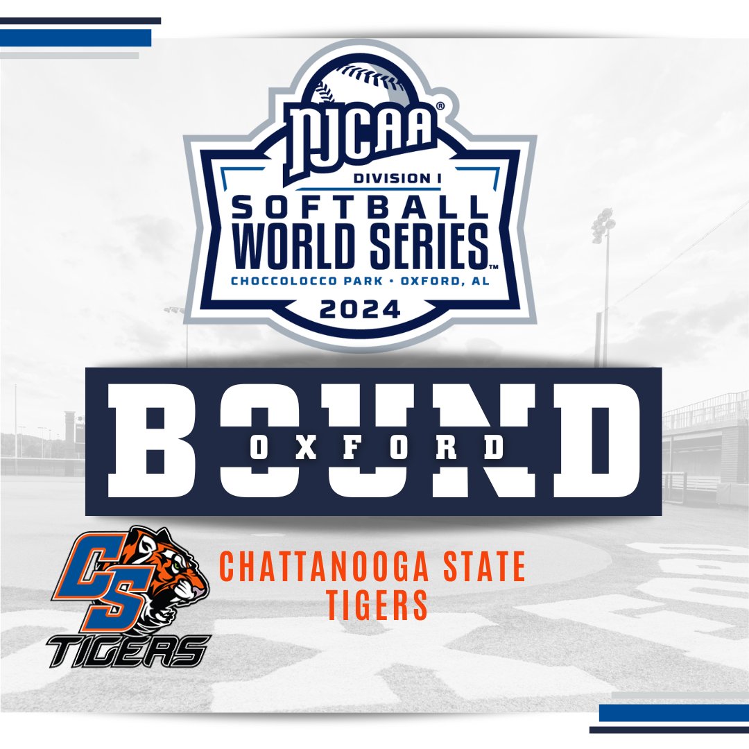 Tigers on TOP! 🐅

Chattanooga State claims the Appalachian District Championship title to earn a trip to the 2024 #NJCAASoftball DI World Series! 🎟️👊

njcaa.org/sports/sball/2…