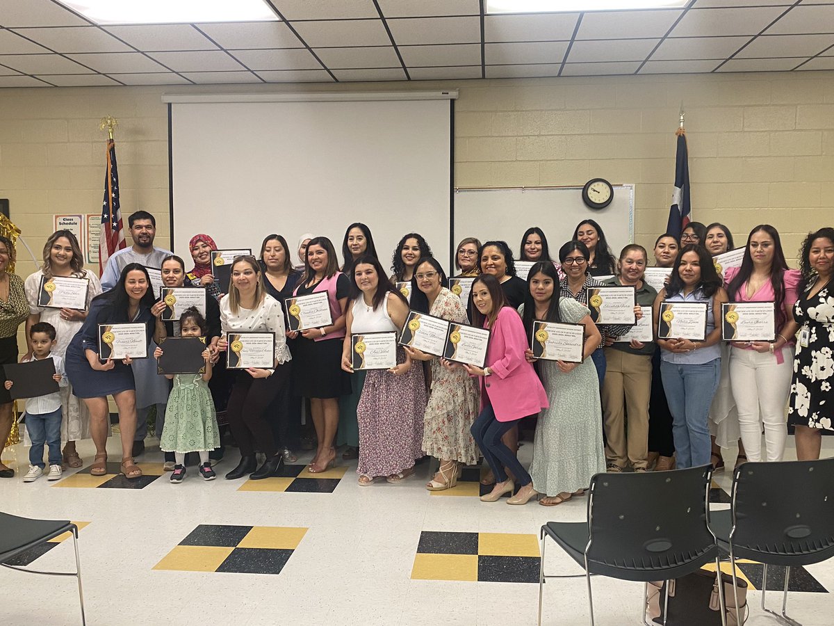 We celebrated an amazing year of Adult ESL classes today!! This group is incredible &amp; inspiring!! 🎉🎉