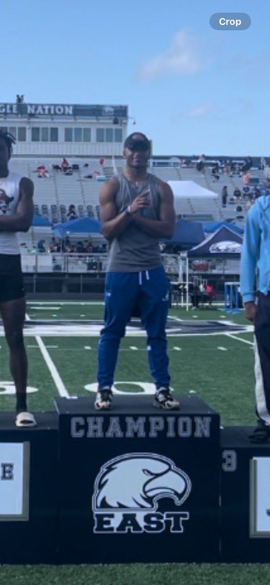 🏆 News from track and field! 
Aaron Davis placed first overall in the long jump and is a STATE CHAMPION!!!! Way to go Aaron!! 🥇

#gogryphons #ACEathletics #weareACE #statechamp