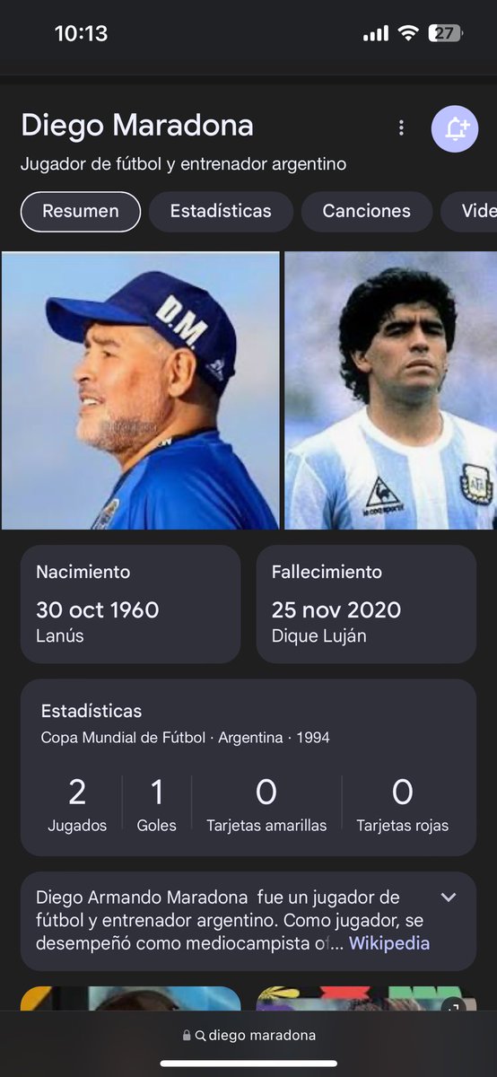 Te rasques donde te rasques siempre que googlees a Maxi Caire y a Maradona van a aparecer con el escudo del lobo