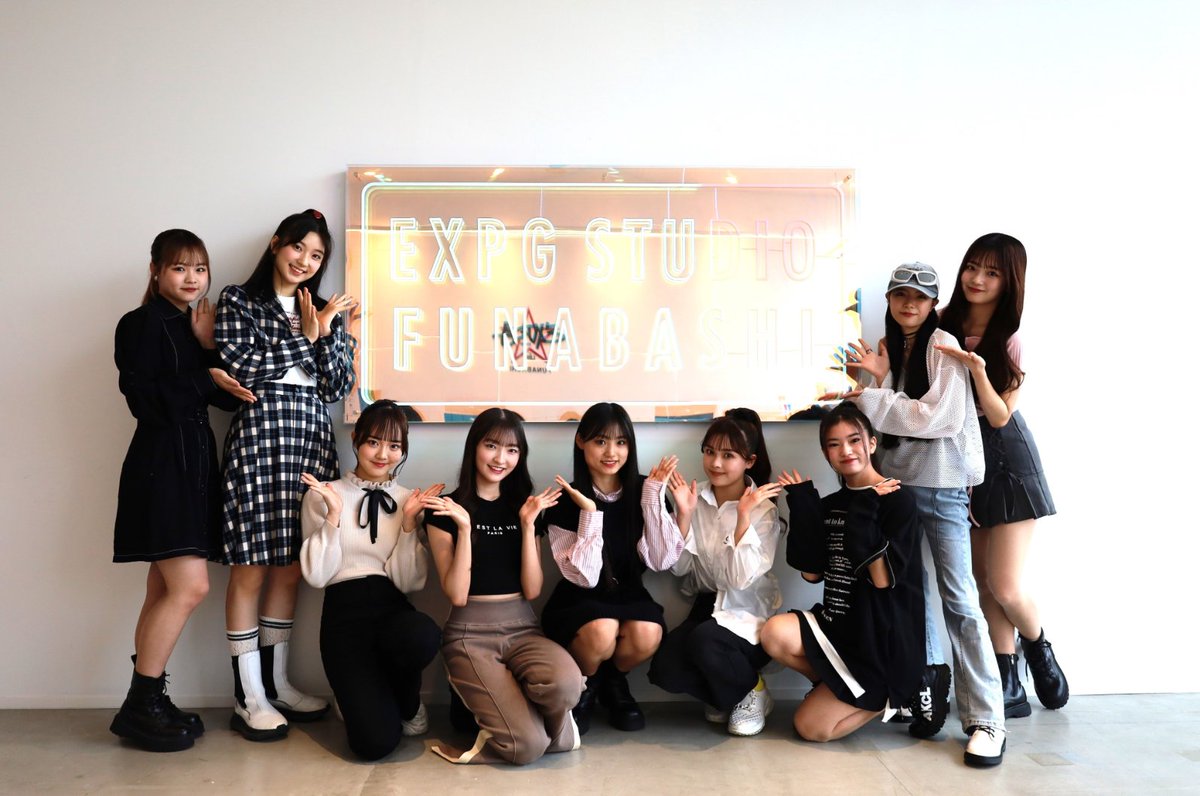 FUNABASHI☆Lucky²サプライズ来校!! #EXPG_STUDIO_FUNABASHI へ