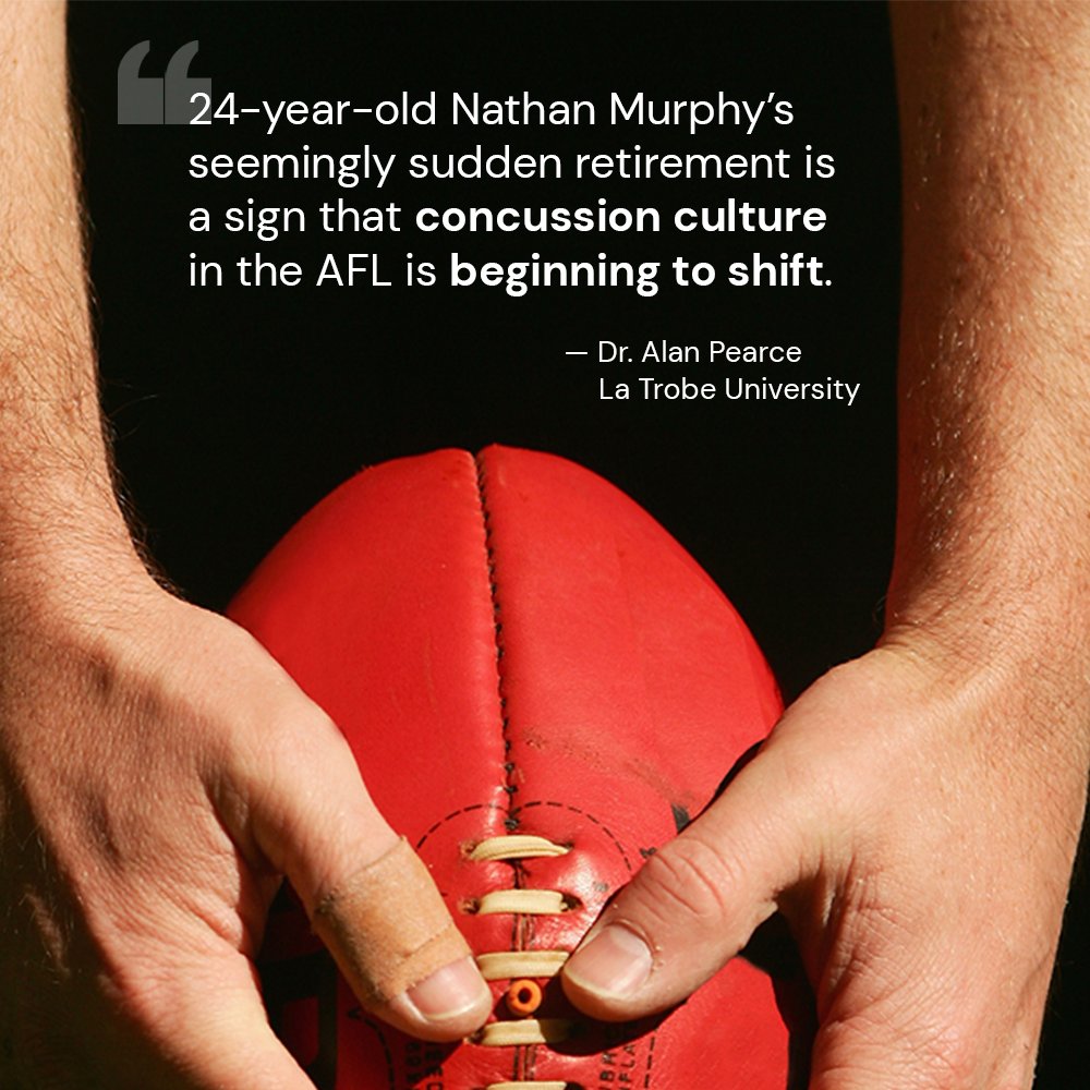 The 'warrior culture' of contact sports like AFL football—where players ignore injuries for the for the good of the team—is declining as more high-profile AFL players hang up their boots to safeguard their health: now.latrobe/4dyrN4w
