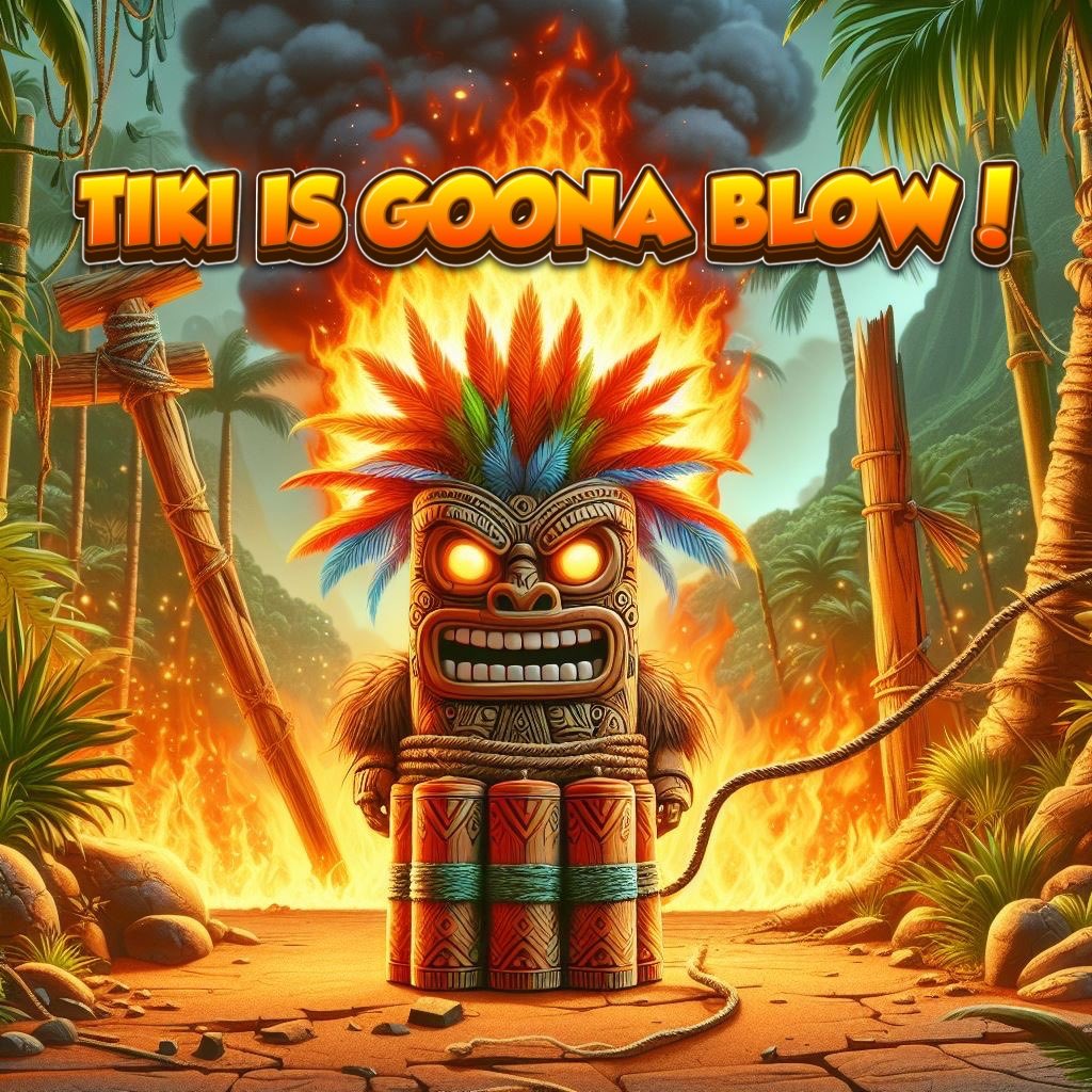 Don't underestimate Tiki's power! 💥 Once this rocket explodes, there's no stopping Tiki's fiery wrath! 🔥 Hold tight and witness the unstoppable force of Tiki Token! 🚀💥 #TikiToken #FirePower #NoStoppingUs $tiki