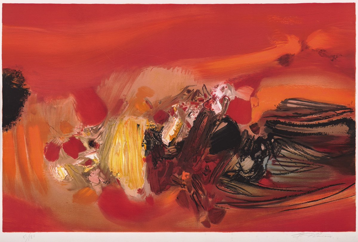 EAC_SPACE's tweet photo. Online Show
Lyrical Abstraction: Chu Teh-Chun 朱德群

https://t.co/UiQzGueoCH

Chu Teh-Chun is widely regarded as one of the most important Chinese artists. This online show aims to exhibit his lithographs, which gracefully push the boundaries of reality and fiction, are vibrant and dynamic, with a profound sense of depth, poetry and musicality.

#chutehchun #朱德群 #abstract #zaowouki #artist #auction #artcollector #artinspace #樂兿居
