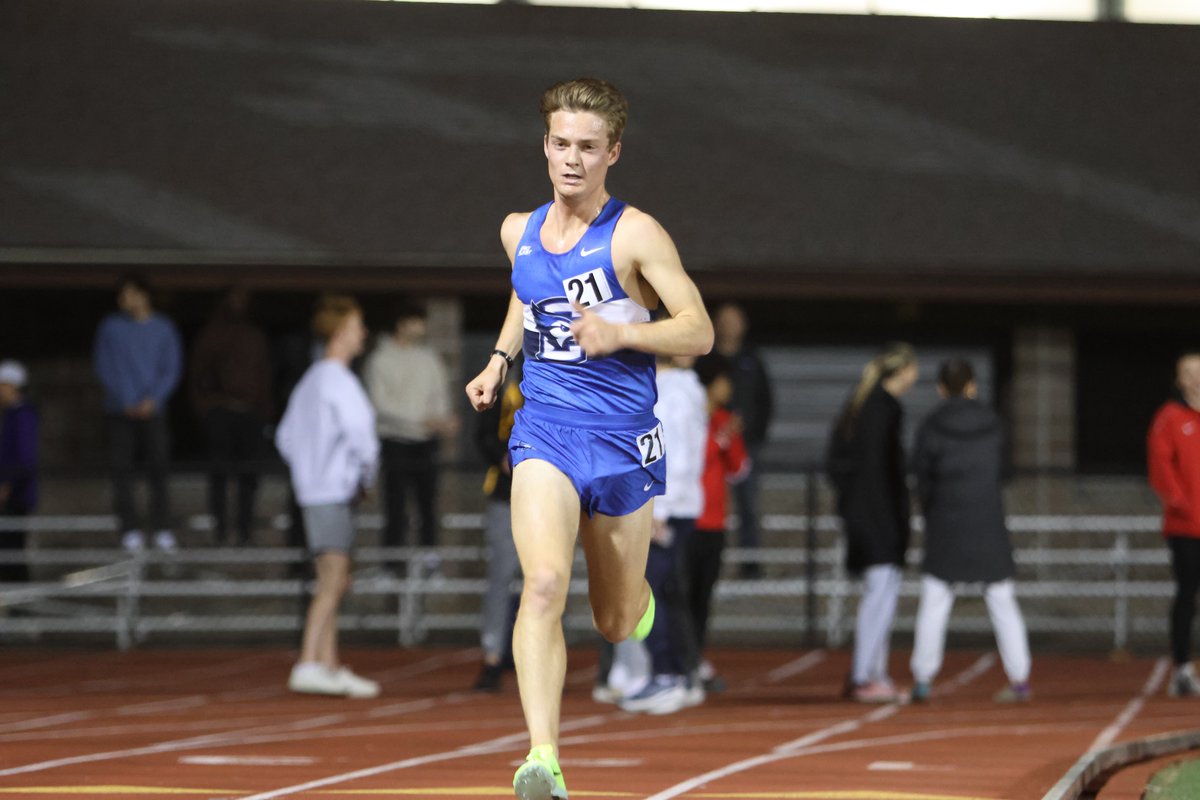 Ryan Montera just became Creighton's first man to ever compete in the @BIGEAST Track Championship, doing so in record-breaking fashion. 

The Colorado native just smashed the school-record in the 10,000 meters by 25 seconds!

#GoJays #CUTrack #EyesUp