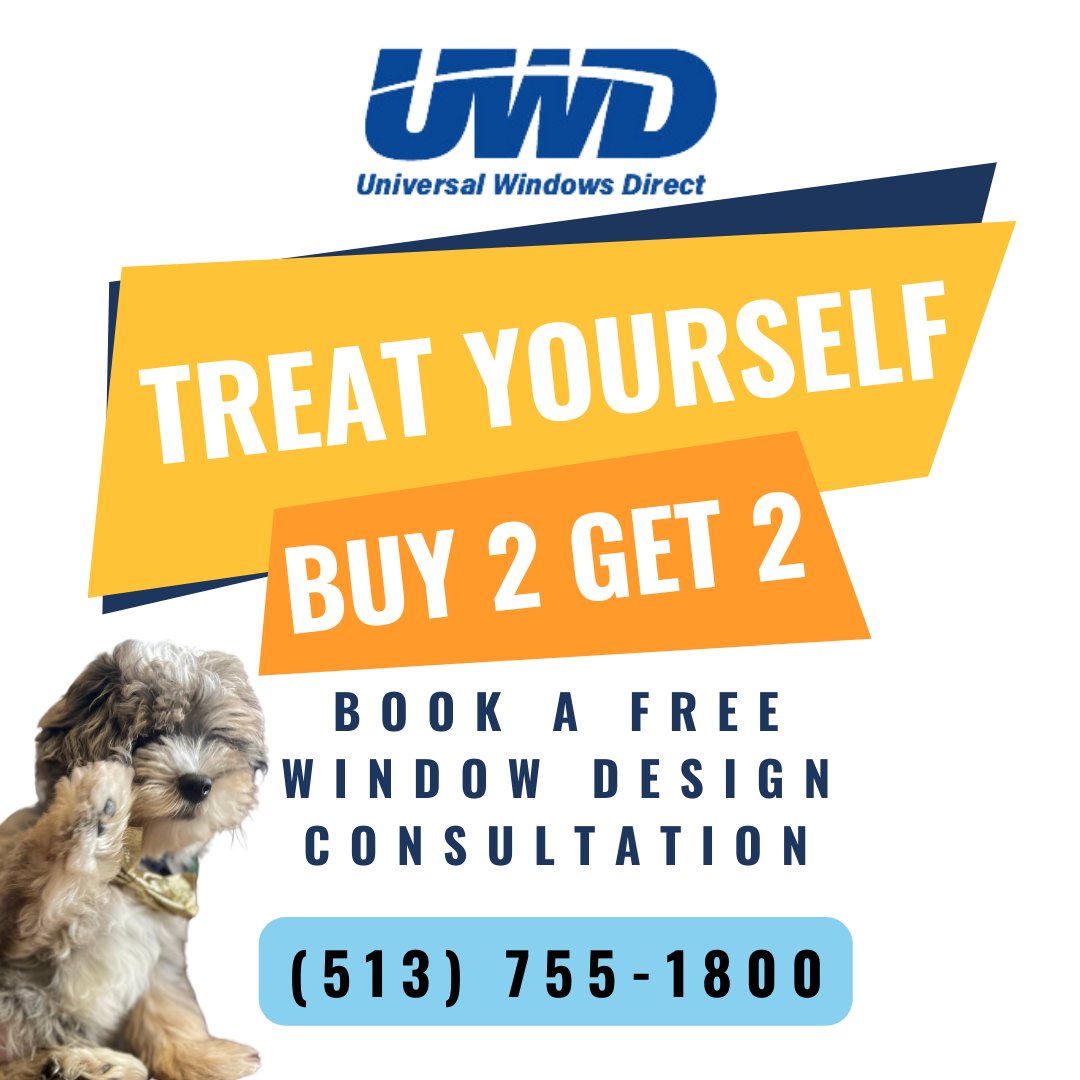 uwdcincinnati's tweet photo. 🍋 Spring is in full swing with a sweet Mother's Day treat from our furry friend Bowie! And while you're indulging, don't miss out on our exclusive Buy 2 Windows, Get 2 Free deal happening now at UWD Cincy!

#UWDCincy #SpringTreats #HomeImprovement #LemonBlueberryCake #Bowie https://t.co/y94CEVrU74
