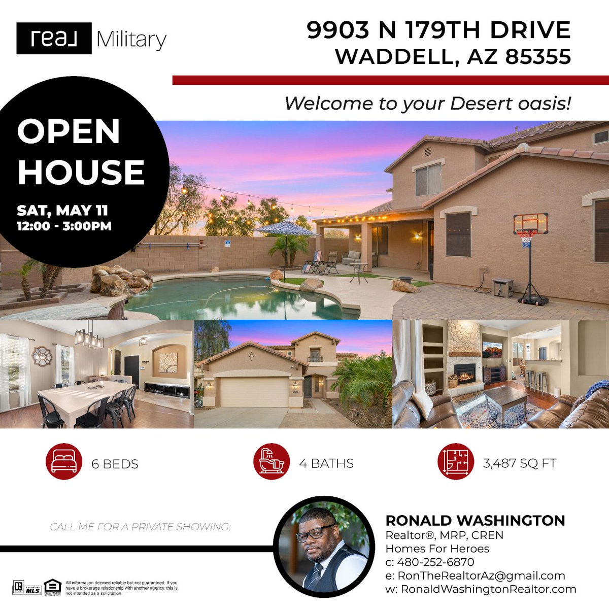 RonAzRealtor's tweet image. Beautiful West Valley family home with all the bells and whistles! 
#arizonarealtor #arizonarealestate
#homesforheroes #rontherealtor