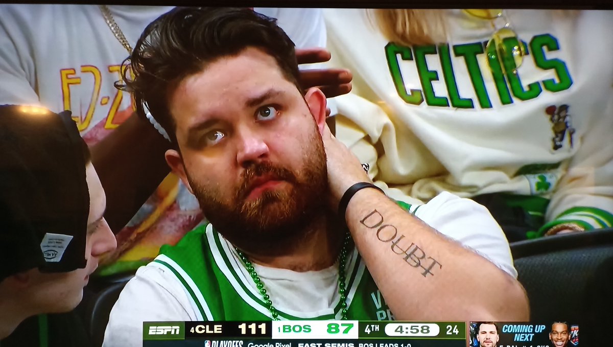 Real fun lazy metaphor captured here. ❤️☘️ #Cavs