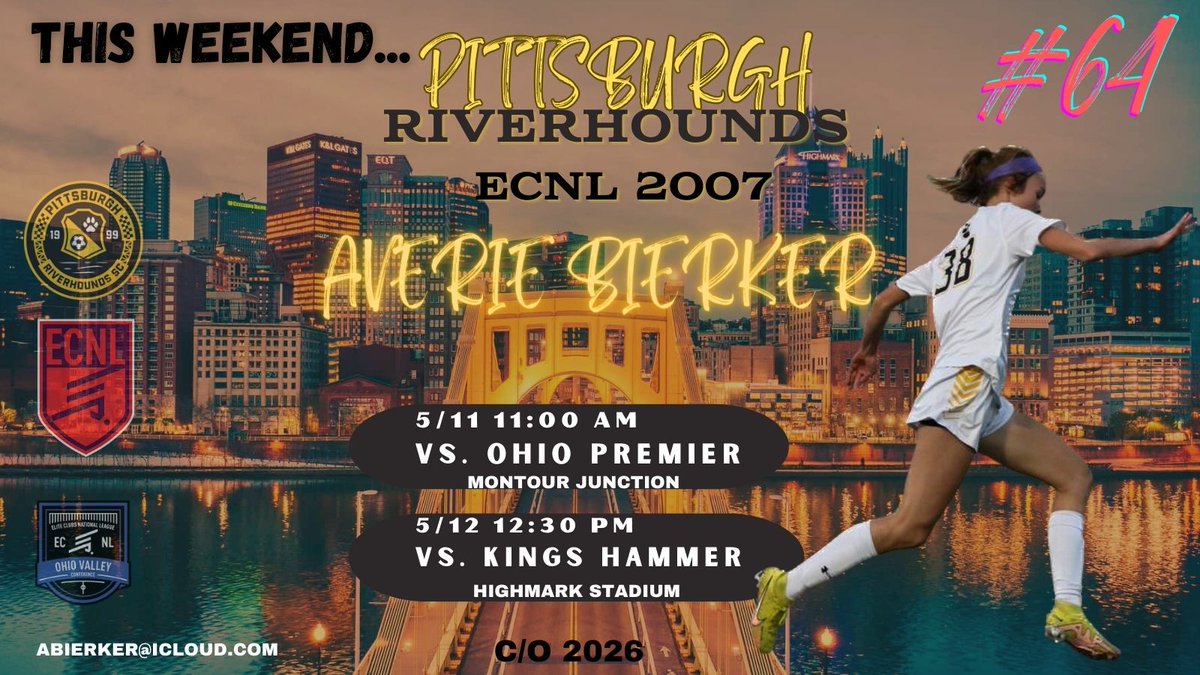 Sadly we are wrapping up our final home games this weekend. The @ECNLgirls is unmatched with the level of play. Come cheer the @HoundsAcademy on and enjoy some great soccer! @houndsspeed @ImYouthSoccer @ECNLOhioValley @Scot22tie @Legends_Of_PGH @TopDrawerSoccer @SoccerMomInt