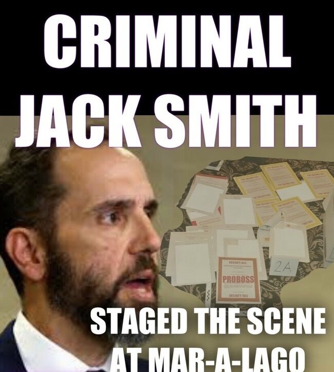 Tampering with evidence is third-degree felony, punishable by 2 to 10 YEARS in prison and fines up to $10,000. Jack Smith TAMPERED WITH EVIDENCE and brought incriminating PROPS to the Mar-a-Lago raid. Who believes Jack Smith should be arrested?