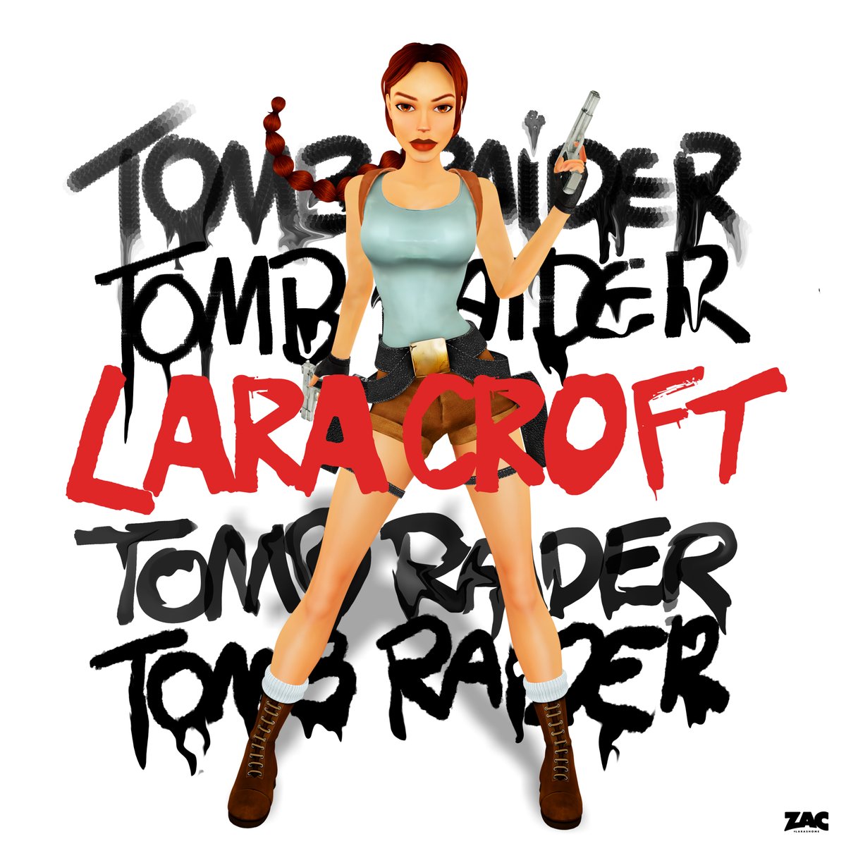 who said lara croft can't wear her converse with her dress?!