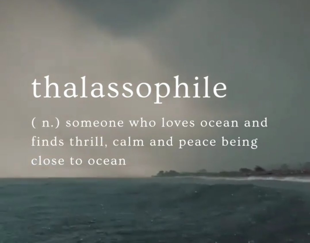 Are you a Thalassophile ?
.