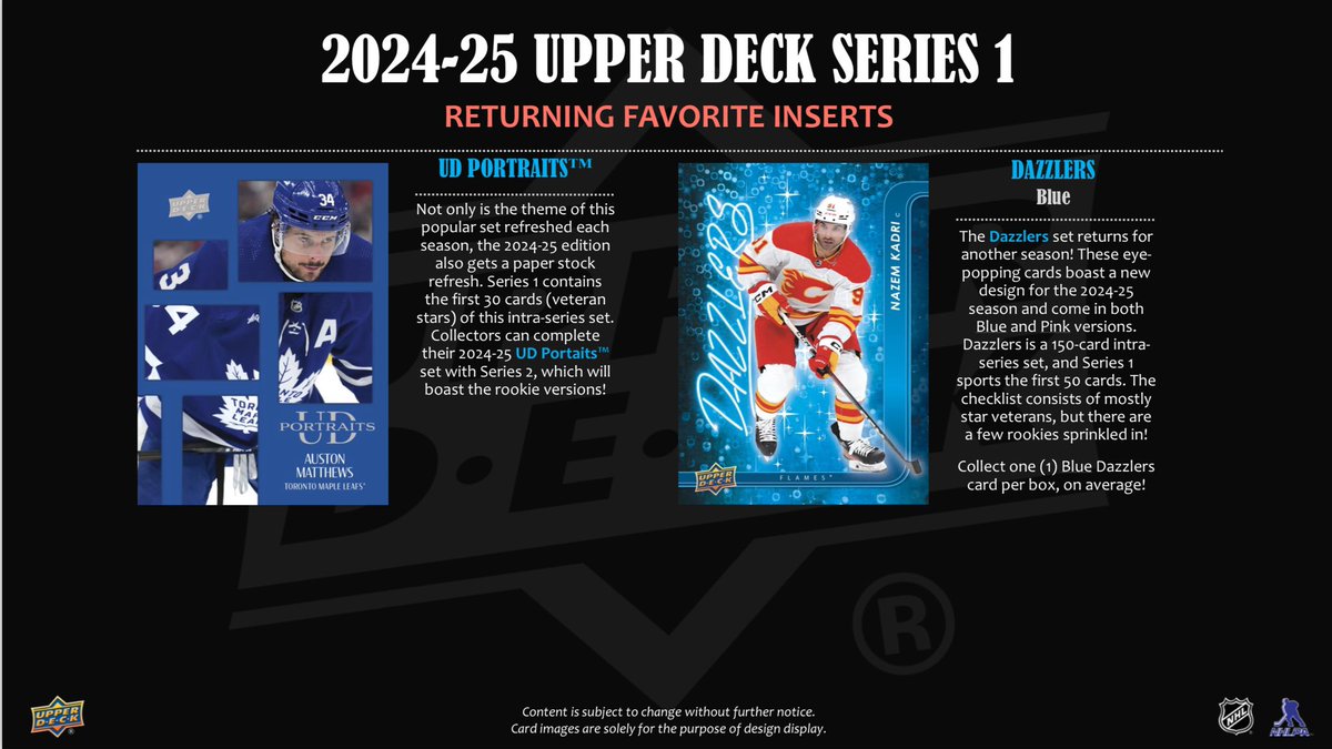 First Look!!! 2024-25 Upper Deck Series 1 Hockey preview! (part 1)