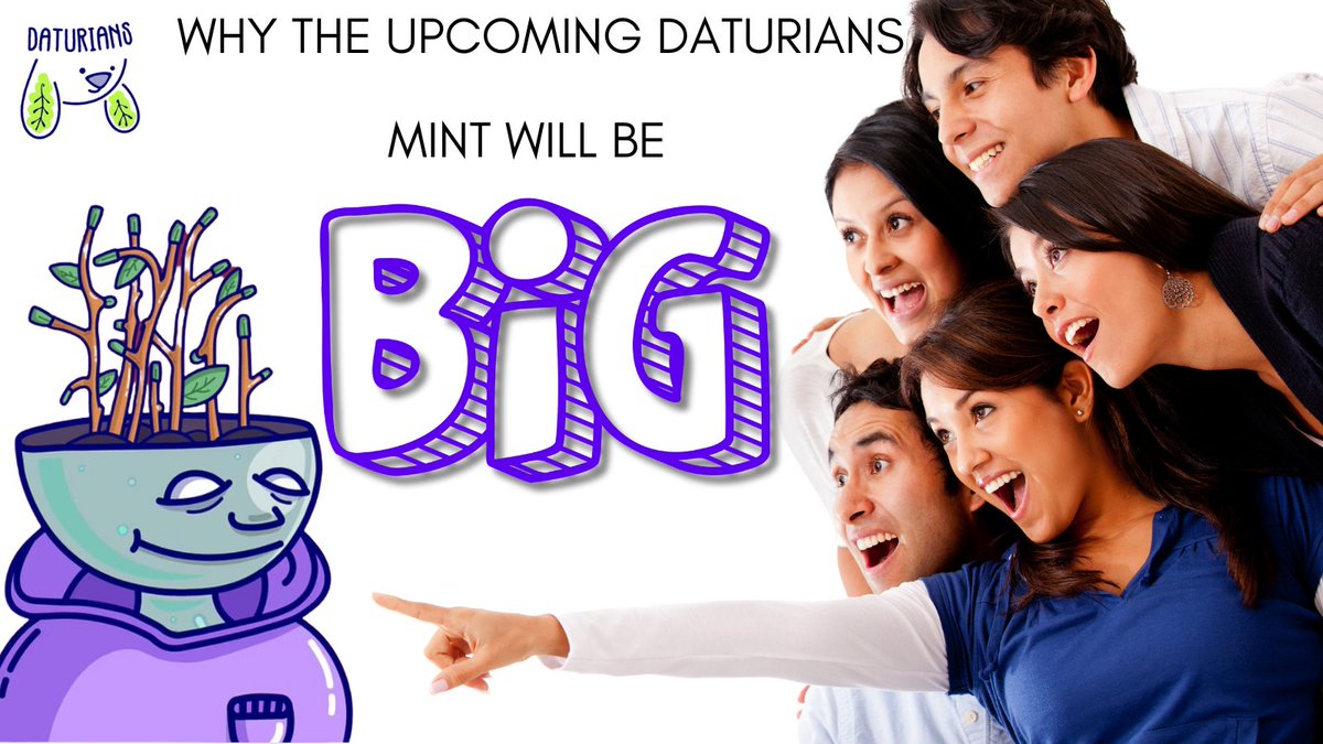 💥 SOMETHING BIG IS ABOUT TO HAPPEN! 💥 THE @DaturiansNFT GEN2 IS ABOUT TO GO DOWN! This Mint, which takes place on Monday, May 13th, will be VERY BIG! There are several reasons that it will be BIG!