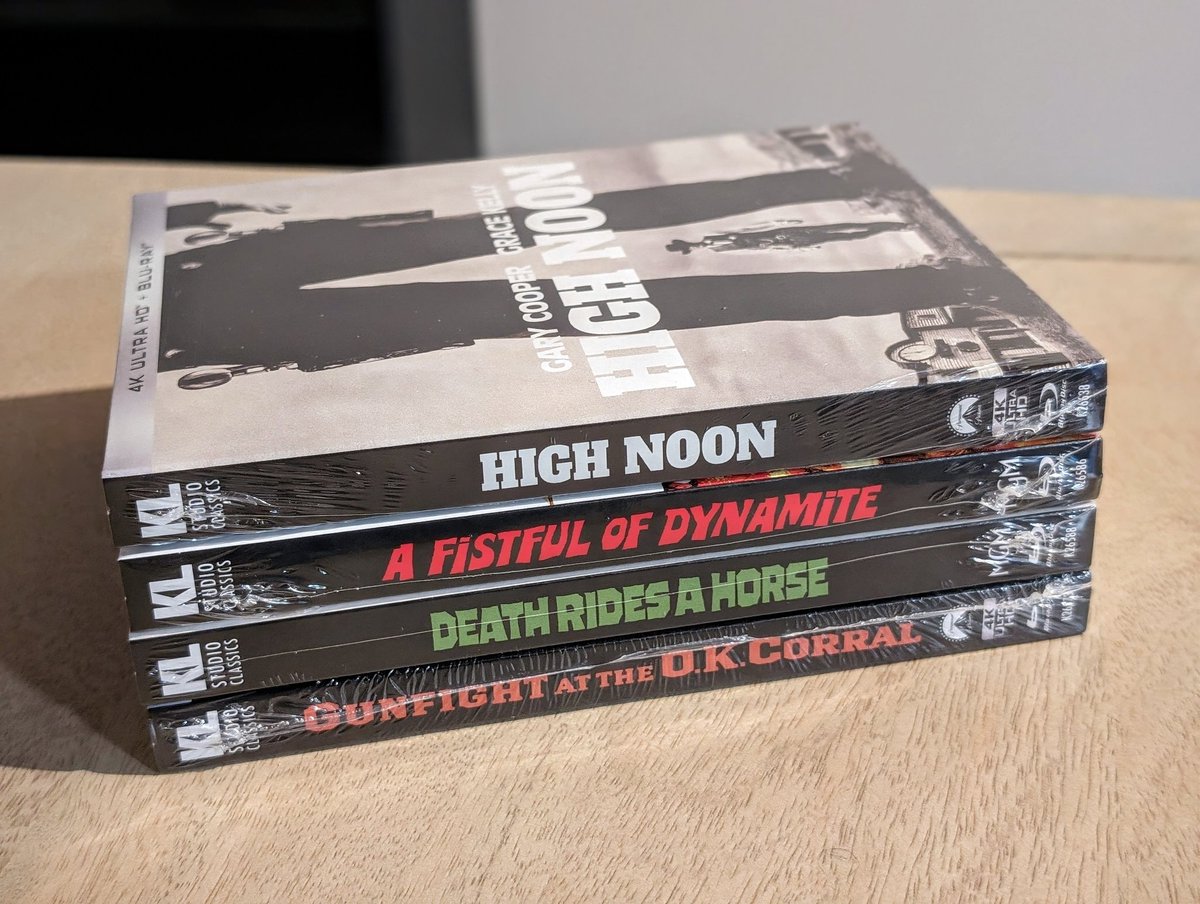 Sick @KinoLorber haul to come home to.. can't wait to dive into the High Noon 4K