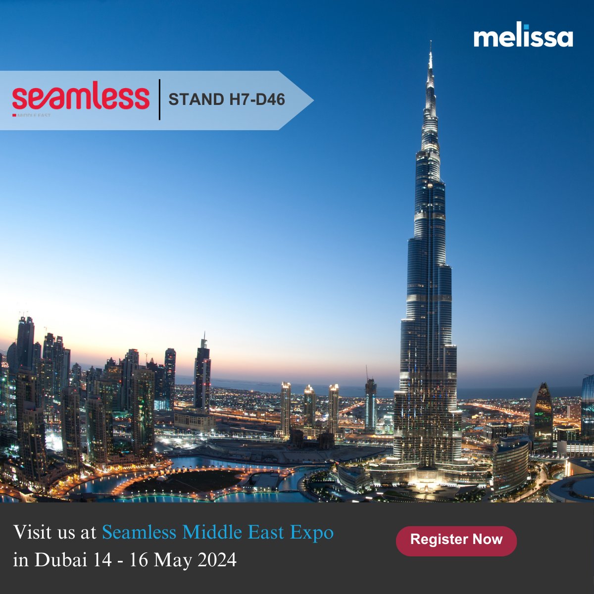 🎉 Join Melissa at Seamless Middle East 2024, Stand H7-D46! Explore identity verification solutions to streamline onboarding, mitigate risks, and elevate customer experiences. See you there! ➡️Click here to learn more: i.melissa.com/3JQnKmy 
#SeamlessDXB  #seamless2024