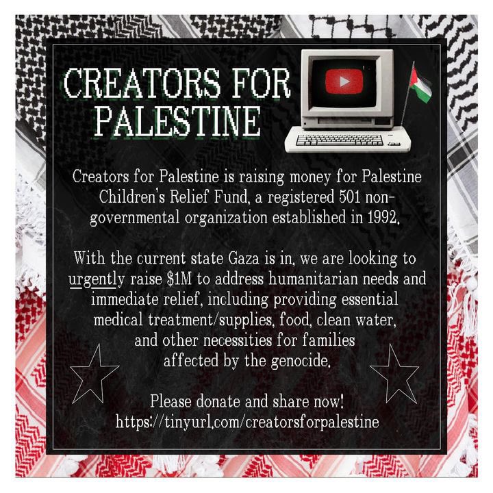 hasanabi (@hasanthehun) on Twitter photo WE'RE DOING IT AGAIN!!! RAISING FUNDS FOR <a href="/ThePCRF/">The PCRF (Palestine Children's Relief Fund)</a> !!!!!!! tiltify.com/@creators-for-โฆ WE'RE DOING IT AGAIN!!! RAISING FUNDS FOR <a href="/ThePCRF/">The PCRF (Palestine Children's Relief Fund)</a> !!!!!!! tiltify.com/@creators-for-โฆ