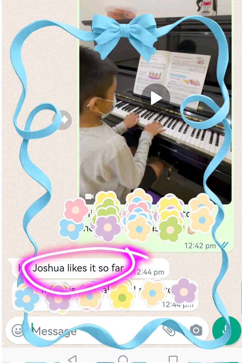 {MTMA Feedback} Joshua likes the class ❤️😍💗💙💜🎆🎇 #Malaysia #Selangor #Klang #Cyberjaya #Putrajaya #Musicteacher #Pianoteacher #Violin #Online #2yto80y #Piano #learningisfun #Funlearning #noregret #merutalentomusicacademy #6013-932 3368 #https://wa.link/4t336m