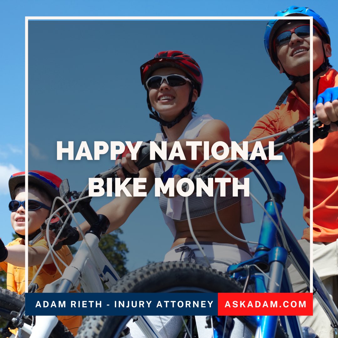 May is National Bike Month! Make sure you enjoy the warm weather and get on your bikes with family and friends.

 #hillsboroughcounty #pinellascounty #tampa #stpete #riverview #florida #sarasota #tampabay #safetyharbor #nationalbikemonth #bikemonth #cyclist