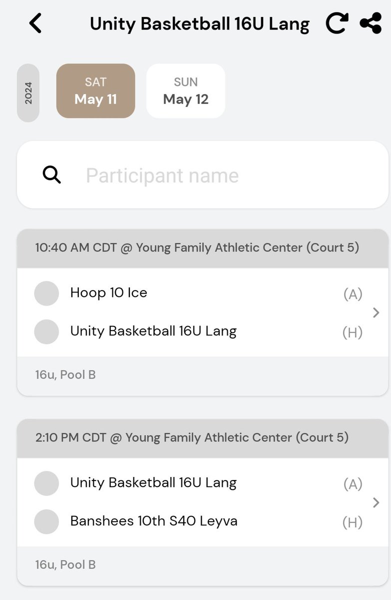 Games for this weekend at The Southern Showdown in Norman!! @Ajhawkinsbasket @CoachK_Langgg