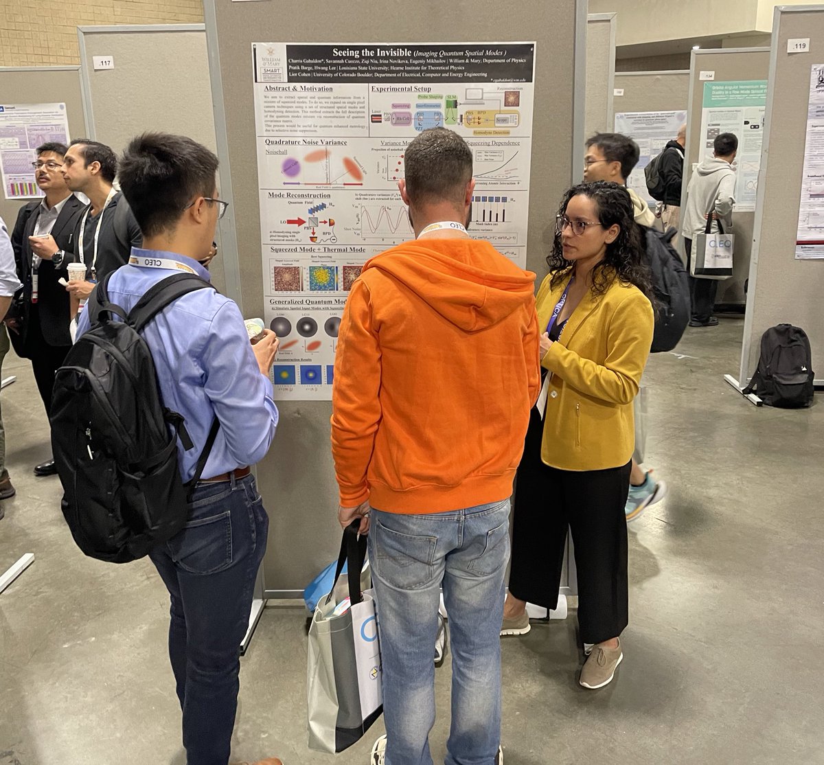 It was empowering today at #CLEO2024 to see so many women and the future of the photonics community presenting their scientific work and posters. #WomenInSTEM #STEMinists #RepresentationMatters