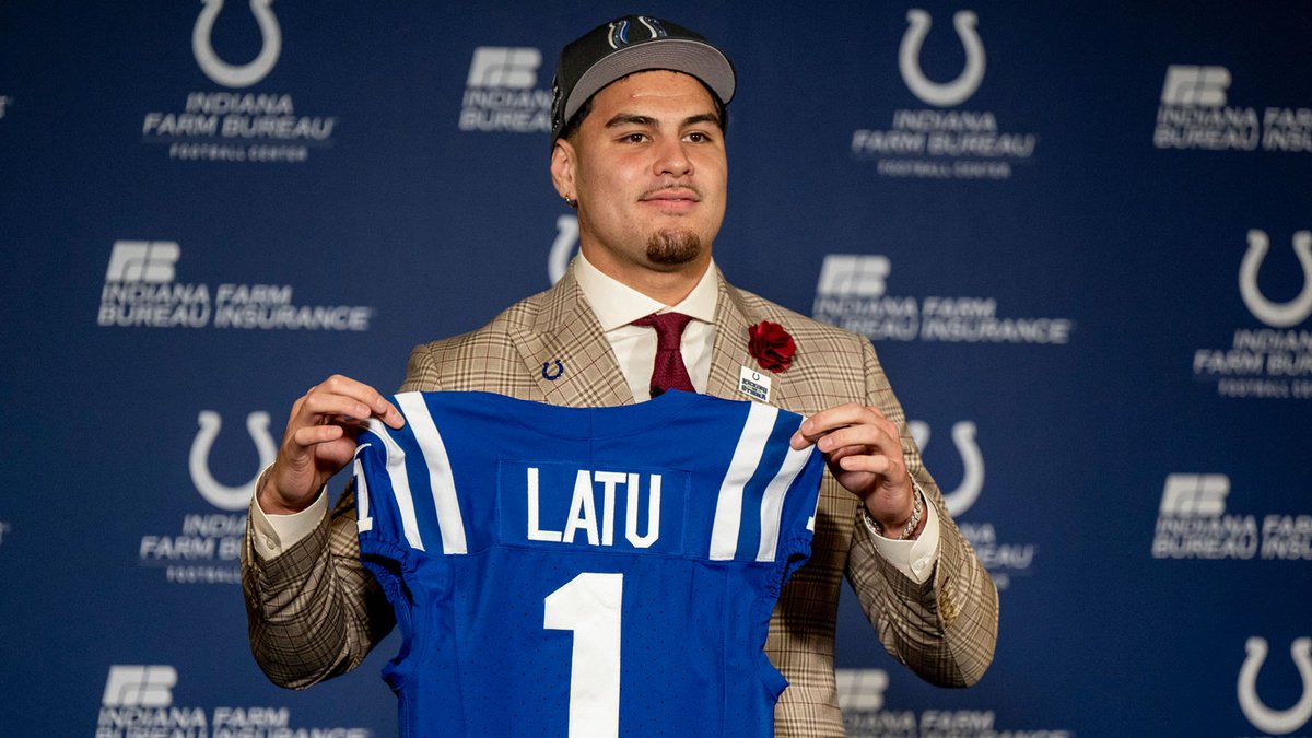 Colts sign first-round pass rusher Laiatu Latu to his rookie deal nfl.com/news/2024-nfl-…