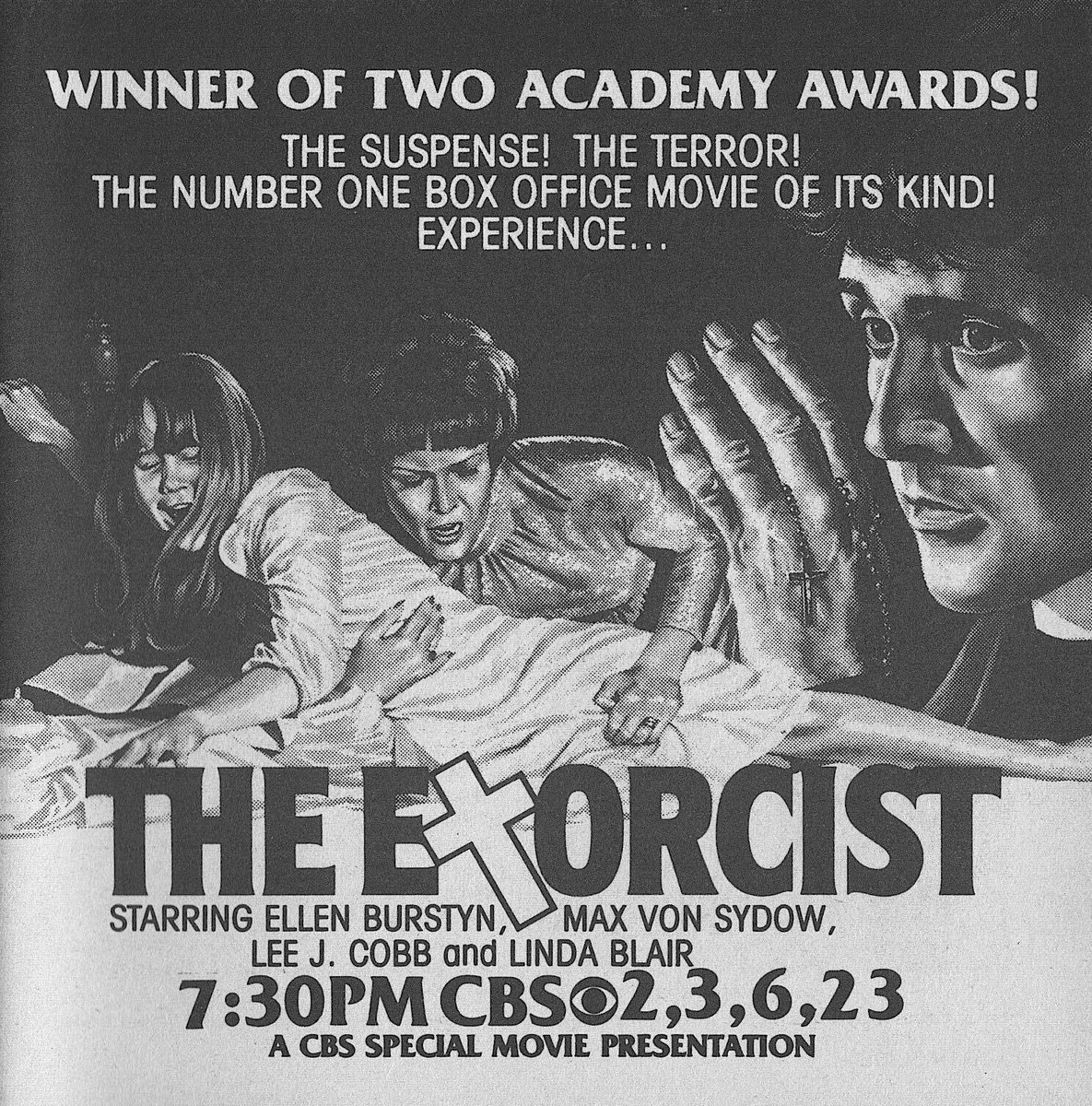 📺CBS Primetime, May 9, 1981:

— 'The Exorcist'